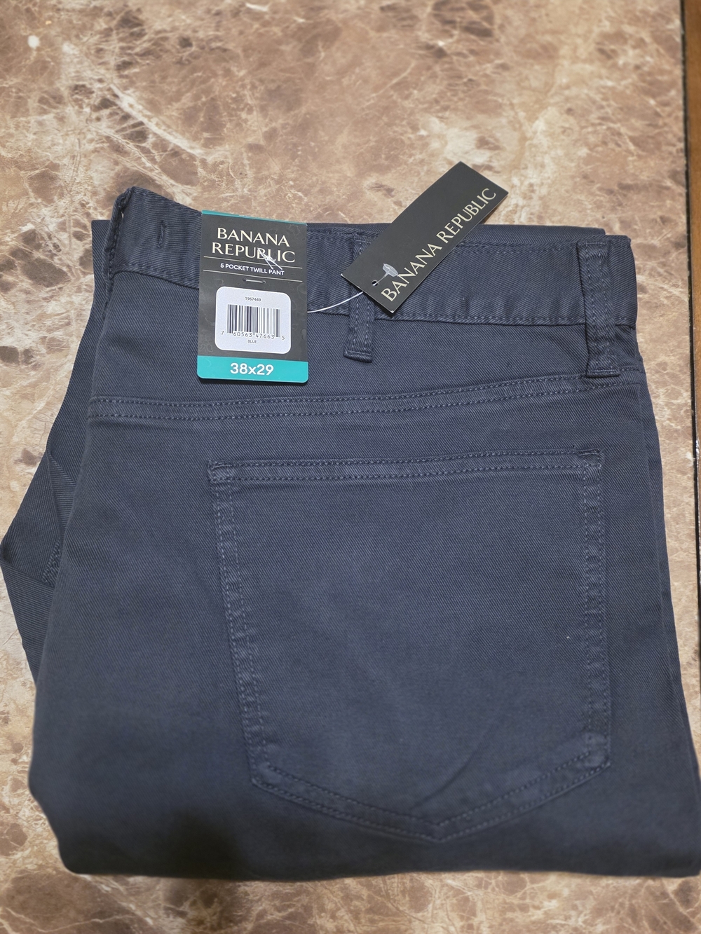 Banana Republic Men's Chino Pants - Navy Blue